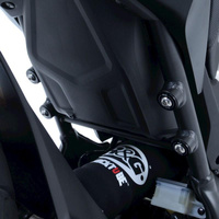 Zaślepka podnóżka RG RACING HONDA CB125R 18-/CB300R 18- POJEDYNCZA BLACK