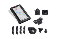 Zestaw uchwytów GPS na kierownicę wraz z pokrowcem na smartfon SW-MOTECH black