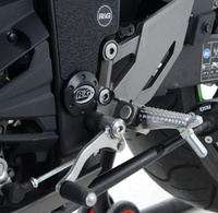 Zaślepka ramy RG RACING KAWASAKI Z300 Z250 (13-) LEWA STRONA BLACK