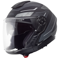 Kask motocyklowy otwarty Schuberth J2 Sigma czarno-szary