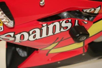 Crashpady Aero RG RACING APRILIA RS125 1999-2012 BLACK