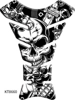 Tank Pad KEITI SKULL - biały