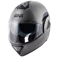 GIVI KASK MOTOCYKLOWY X.30 BACK - SZCZĘKOWY Z BLĘDĄ I SZCZĘKĄ PRZESUWANĄ DO TYŁU - TITANIUM MAT