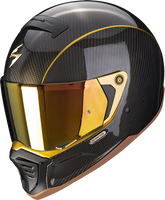 Kask motocyklowy integralny SCORPION EXO-HX1 CARBON SE czarny złoty 