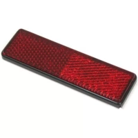 Światło odblaskowe prostokątne JMP czerwone 100x28x6mm