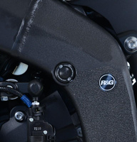 Zaślepka ramy RG RACING YAMAHA YZF-R6 17- LEWA STRONA BLACK