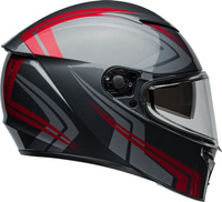 KASK MOTOCYKLOWY INTEGRALNY BELL LITHIUM ECE6 JETSTREAM GRAY/CANDY RED