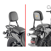 GIVI OPARCIE PASAŻERA Z BAGAŻNIKIEM - HONDA CMX 1100 Rebel (21 > 22)