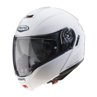 CABERG (2019/2020) KASK SZCZĘKOWY FLIP-UP MODEL LEVO KOLOR BIAŁY POŁYSK ROZMIAR L