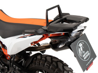 Alurack topcase carrier black for KTM 890 Adventure / R / Rally (2023-)