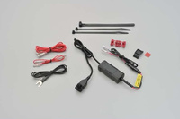 Daytona Źródło zasilania z portem USB typu C na przewodzie do montażu na kierownicy motocykla 80399