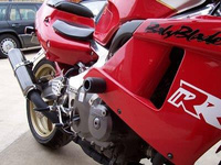 Crashpady Classic RG RACING HONDA CBR400 GULL ARM BLACK