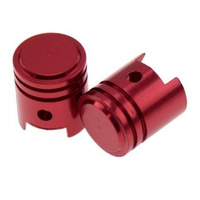 Nakrętka na wentyl KEITI B211 - czerwona