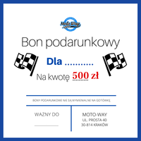 Bon Podarunkowy Moto-Way 500 zł
