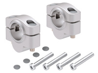 Podwyższenie kierownicy do Suzuki V-Strom 1050 XT (2020-2022), 20 mm - srebrne