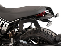 Czarny bagażnik boczny C-Bow do Ducati Scrambler 800 Icon (2023-)