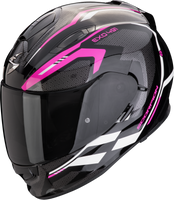 Kask motocyklowy integralny SCORPION EXO-491 KRIPTA czarny różowy biały