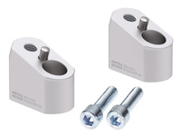 Podwyższenie kierownicy z offsetem 30 mm wysokości, 20 mm tyłu, srebrne do Triumph Tiger 800 (2010-2020)