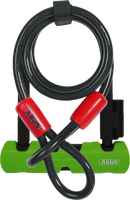 Zapięcie rowerowe U-lock ABUS Ultra Mini 410/150HB140 SH34 + Cobra 10/120