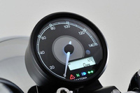 Daytona Prędkościomierz VELONA 80 140 KM/H MPH, Białe światło LED, Czarny 87789