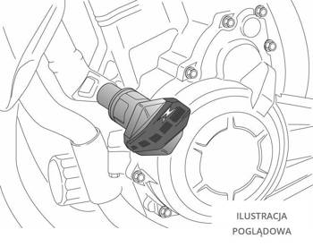 Crash pady PUIG do Ducati Monster 696 / 796 / 1100 / S