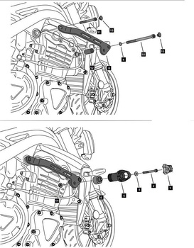 Crash pady PUIG do Triumph Speed Triple 1200RS 21-22