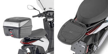 GIVI STELAŻ KUFRA CENTRALNEGO MONOLOCK (BEZ PŁYTY) - PIAGGIO Piaggio 1 (21 > 22)