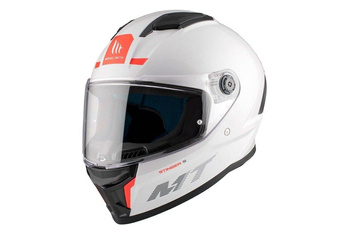 Kask integralny MT FF126 STINGER 2 SOLID A0 GLOSS biały połysk