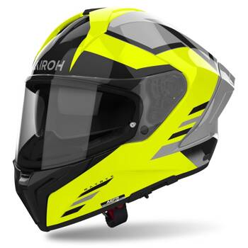 Kask motocyklowy AIROH MATRYX THRON YELLOW GLOSS