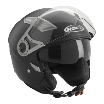 Kask motocyklowy ROCC 120 czarny matowy