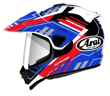 Kask motocyklowy cross/enduro ARAI TOUR-X5 187 FROST GUN METALLIC