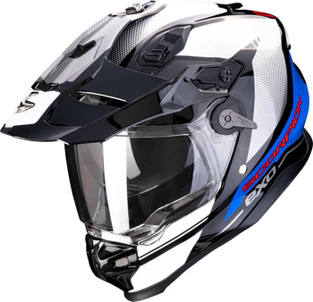 Kask motocyklowy integralny SCORPION ADF-9000 AIR TRAIL czarny niebieski biały XS