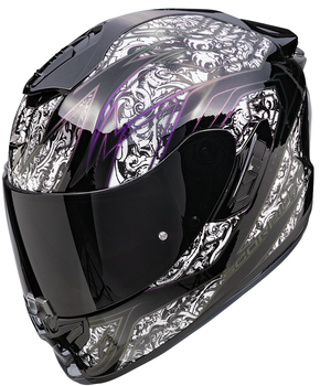 Kask motocyklowy integralny SCORPION EXO-1400 EVO II AIR FANTASY czarny biały M