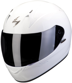 Kask motocyklowy integralny SCORPION EXO-390 SOLID biały L