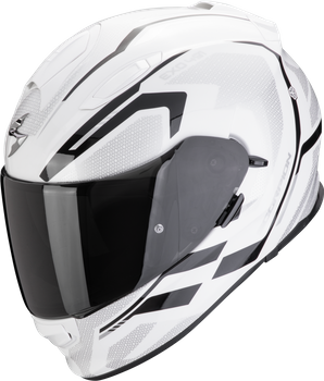 Kask motocyklowy integralny SCORPION EXO-491 KRIPTA biały czarny XS