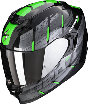 Kask motocyklowy integralny SCORPION EXO-520 EVO AIR MAHA czarny zielony  XS