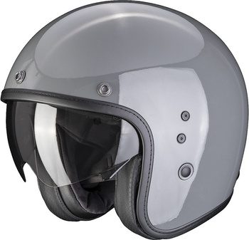 Kask motocyklowy otwarty SCORPION BELFAST EVO Solid Cement szary  XS