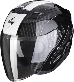 Kask motocyklowy otwarty SCORPION EXO-230 CONDOR METAL czarny biały