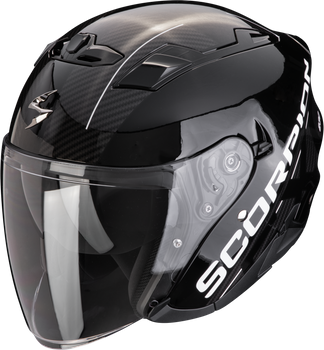 Kask motocyklowy otwarty SCORPION EXO-230 QR czarny srebrny XS