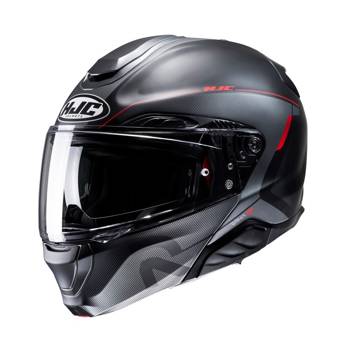 Kask motocyklowy szczękowy HJC RPHA91 COMBUST BLACK/RED