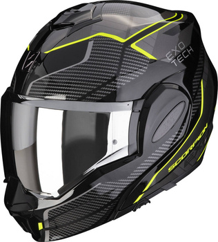 Kask motocyklowy szczękowy SCORPION EXO-TECH ANIMO BK-NEON żółty XS