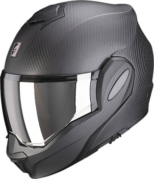 Kask motocyklowy szczękowy SCORPION EXO-TECH CARBON SOLID MAT BK XXL