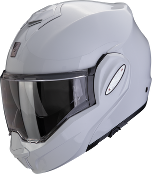 Kask motocyklowy szczękowy SCORPION EXO-TECH EVO PRO Solid Light szary XS