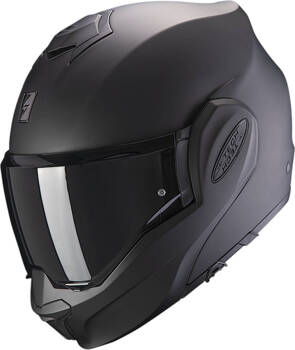 Kask motocyklowy szczękowy SCORPION EXO-TECH EVO SOLID MATT czarny