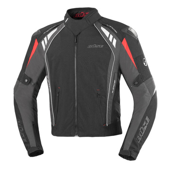 Kurtka motocyklowa BUSE B.Racing Pro czarno-antracytowa 4XL