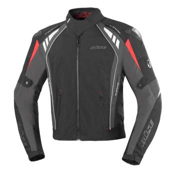 Kurtka motocyklowa BUSE B.Racing Pro czarno-antracytowa 5XL