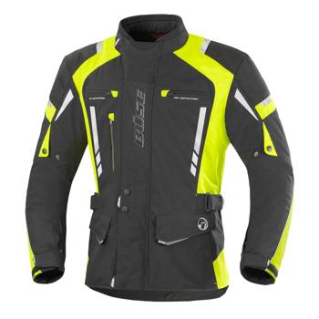 Kurtka motocyklowa BUSE Torino Pro czarno-neonowa 6XL