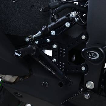 Podnóżki regulowane RG RACING KAWASAKI ZX636 19- BLACK