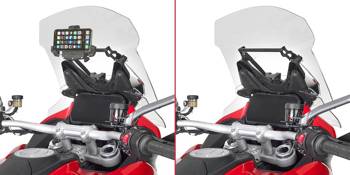 Poprzeczka GIVI do montażu GPS / SMARTPHONE - DUCATI MULTISTRADA V4 (21)