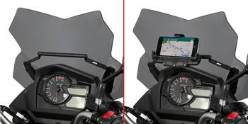 Poprzeczka GIVI do montażu GPS / SMARTPHONE - SUZUKI DL 650 V-Strom (17)